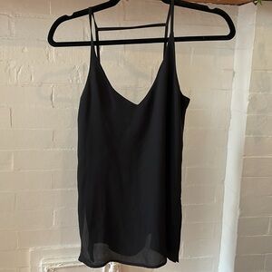 H&M Black Asymmetrical Tank